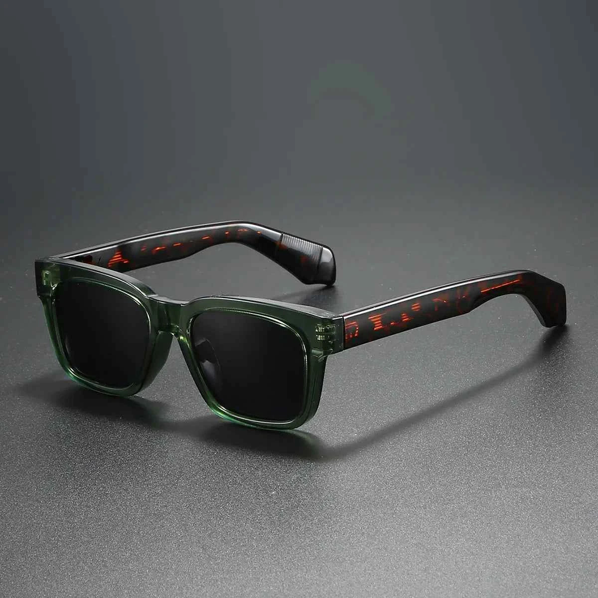 New Retro Thick Frame Square Sunglasses Men Women Popular Brand CP-inner Pin Insert Sun Glasses Polarized Lens Glasses