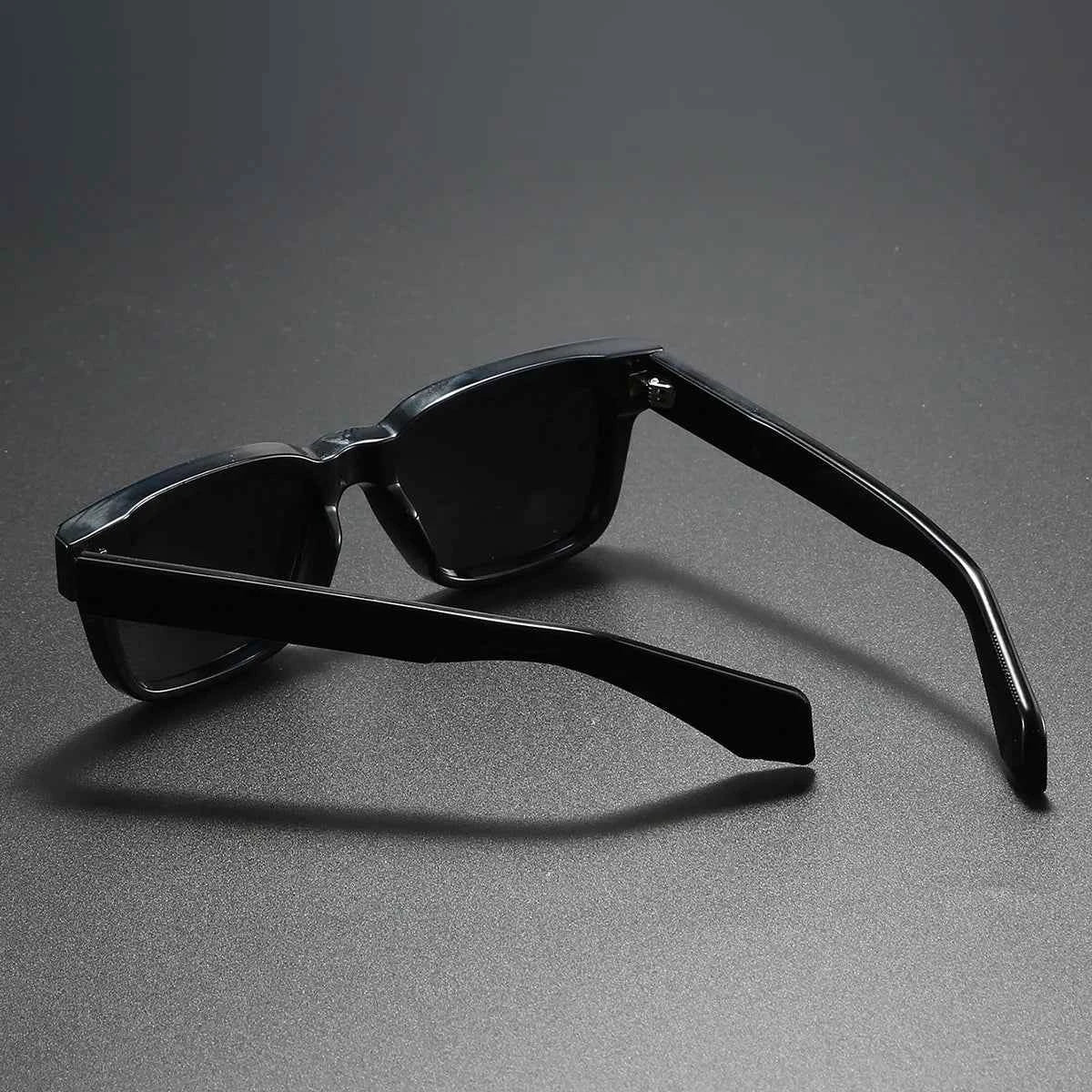 New Retro Thick Frame Square Sunglasses Men Women Popular Brand CP-inner Pin Insert Sun Glasses Polarized Lens Glasses